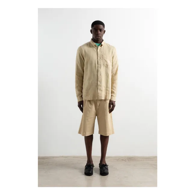 Camisa de lino | Beige