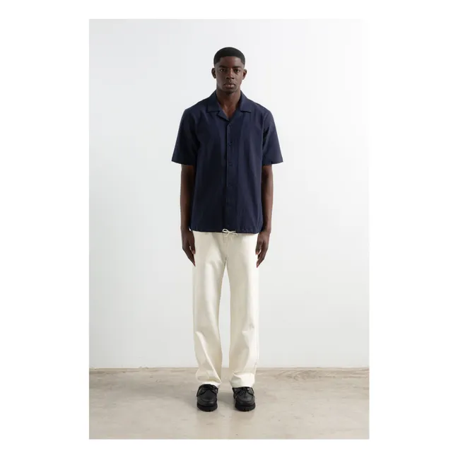 Camisa de manga corta Travis | Azul oscuro