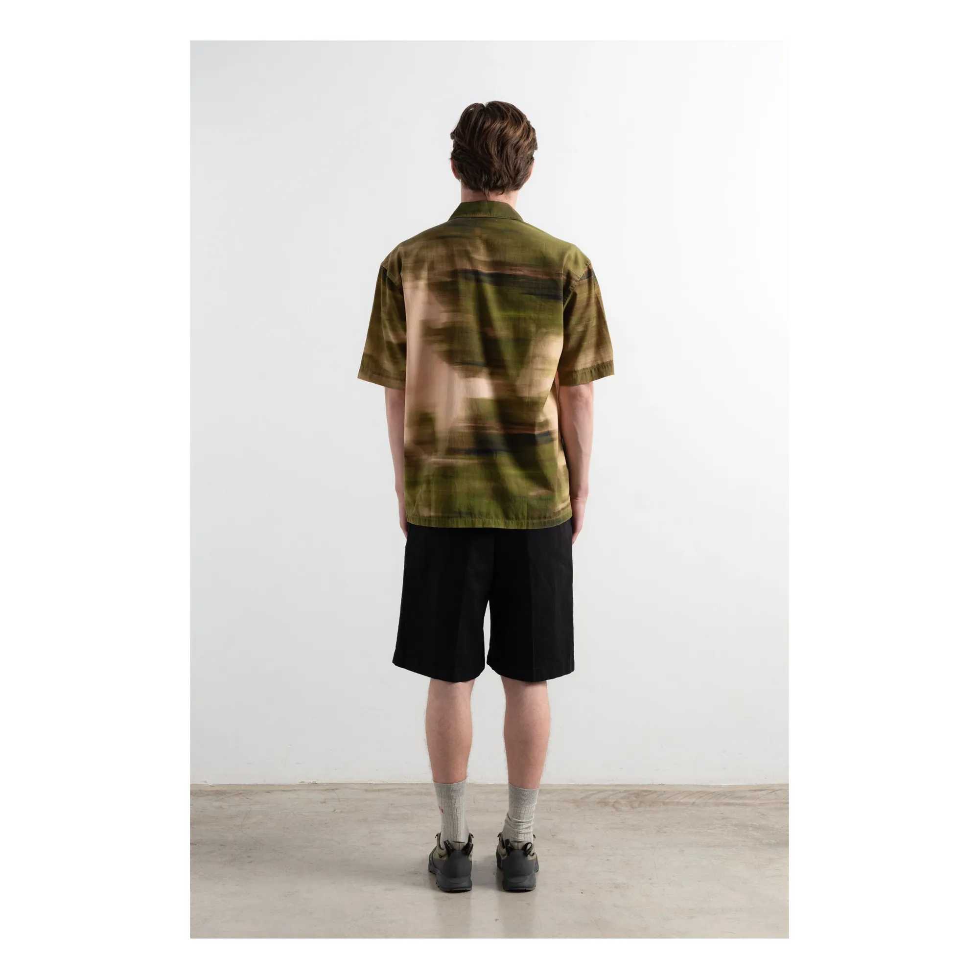 Chemise Manches Courtes Wild Run | Vert forêt- Image produit n°6