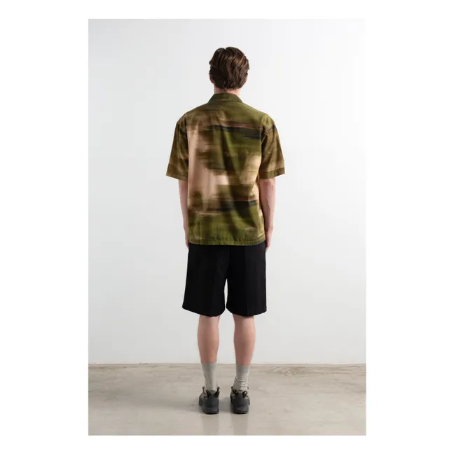 Camiseta de manga corta Wild Run | Verde bosque