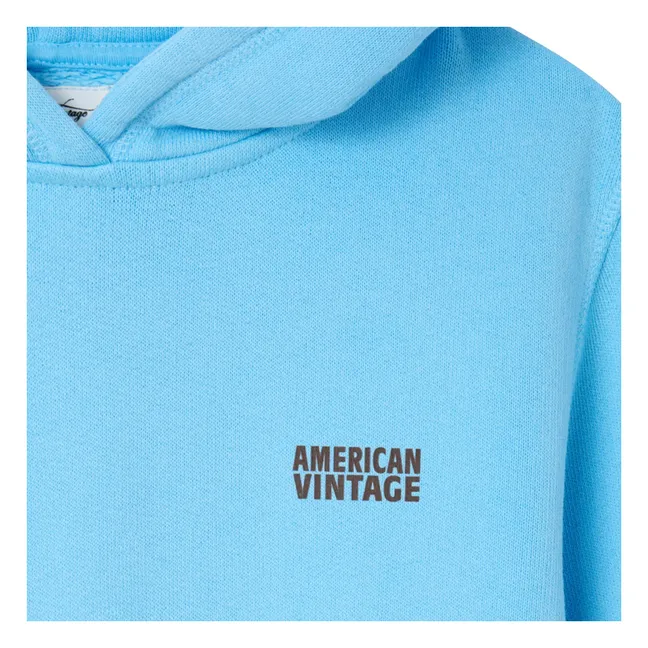 Sweat Capuche Izubird | Bleu ciel