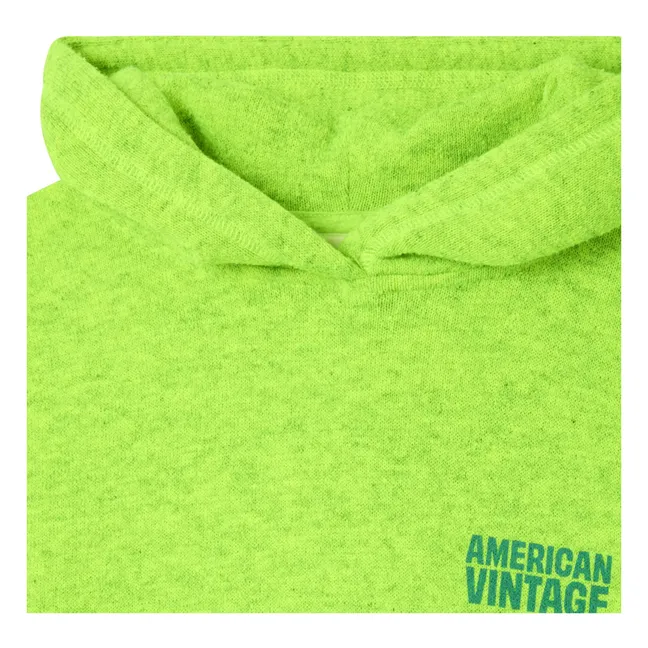 Sweat Capuche Evona | Jaune fluo