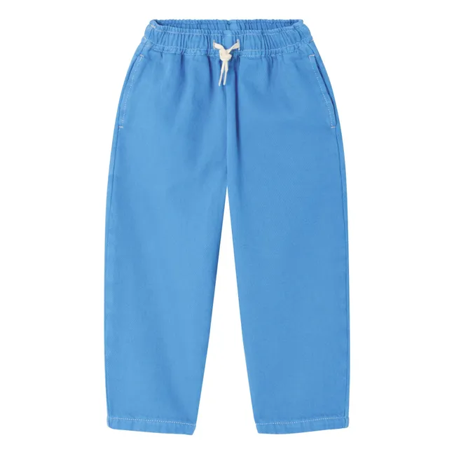 Jeans mit Kordelzug Pusway Bio-Baumwolle | Blau