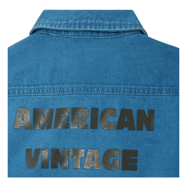 Veste Workwear Boutonnée Comow | Bleu- Image produit n°3