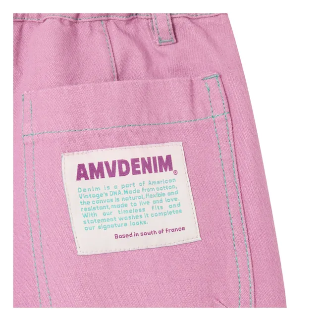 Bermuda Denim Grezbay Coton Bio | 	Lilas