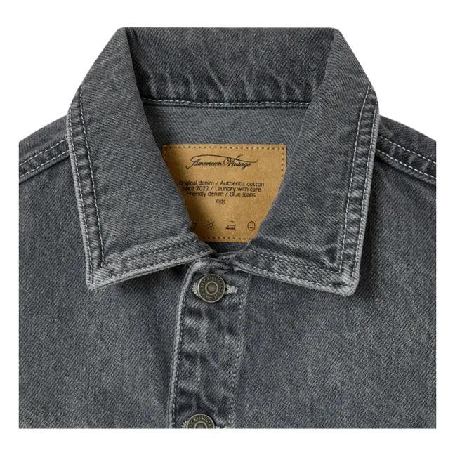 Veste Denim Sans Manches Yopday | Gris