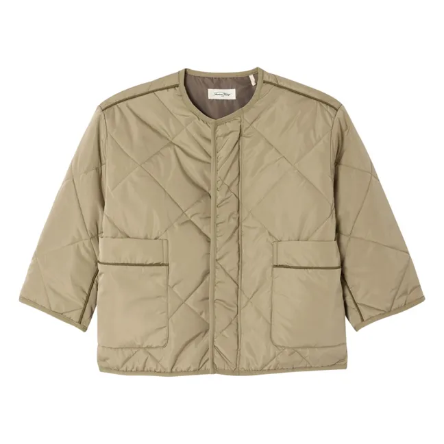 Chaqueta acolchada repelente al agua Vowbay Fibras recicladas | Khaki