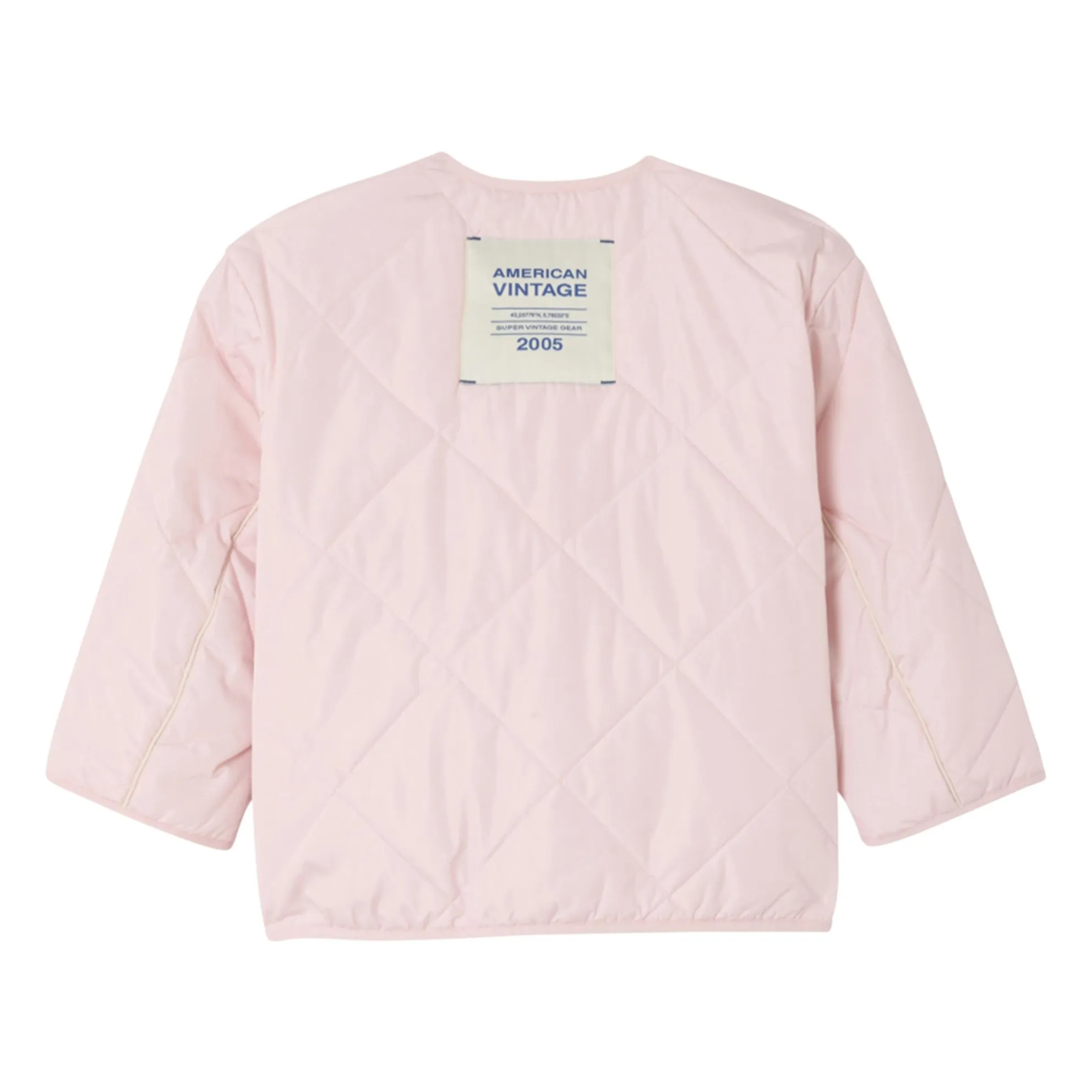 Veste Matelassée Déperlante Vowbay Fibres Recyclées | Rose pâle- Image produit n°1