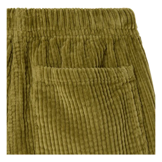 Pantalones de pana Padow | Verde militare claro