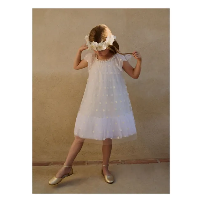 Lisabeth Vestido de tul | Blanco