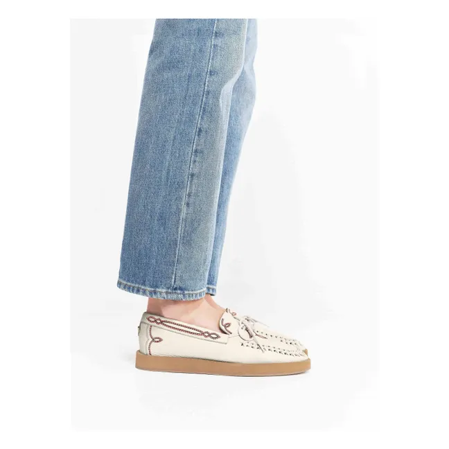 Totem Leather Loafers | Cream