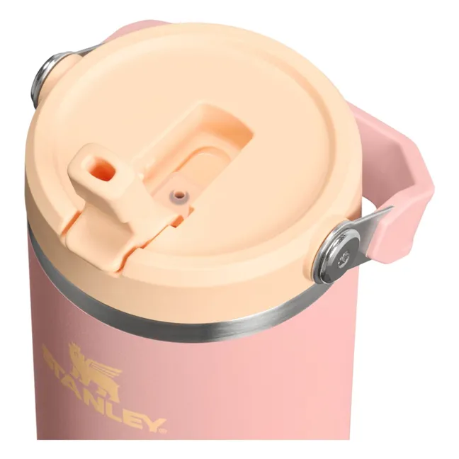 Insulated tumbler - IceFlow Flip Straw 2.0 | Peach