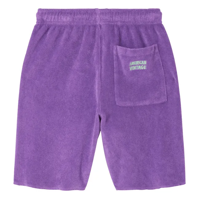 Fuxow Pantalones cortos de algodón orgánico | Violeta