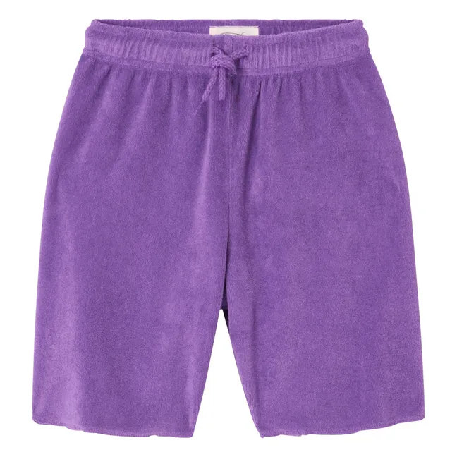 Fuxow Pantalones cortos de algodón orgánico | Violeta