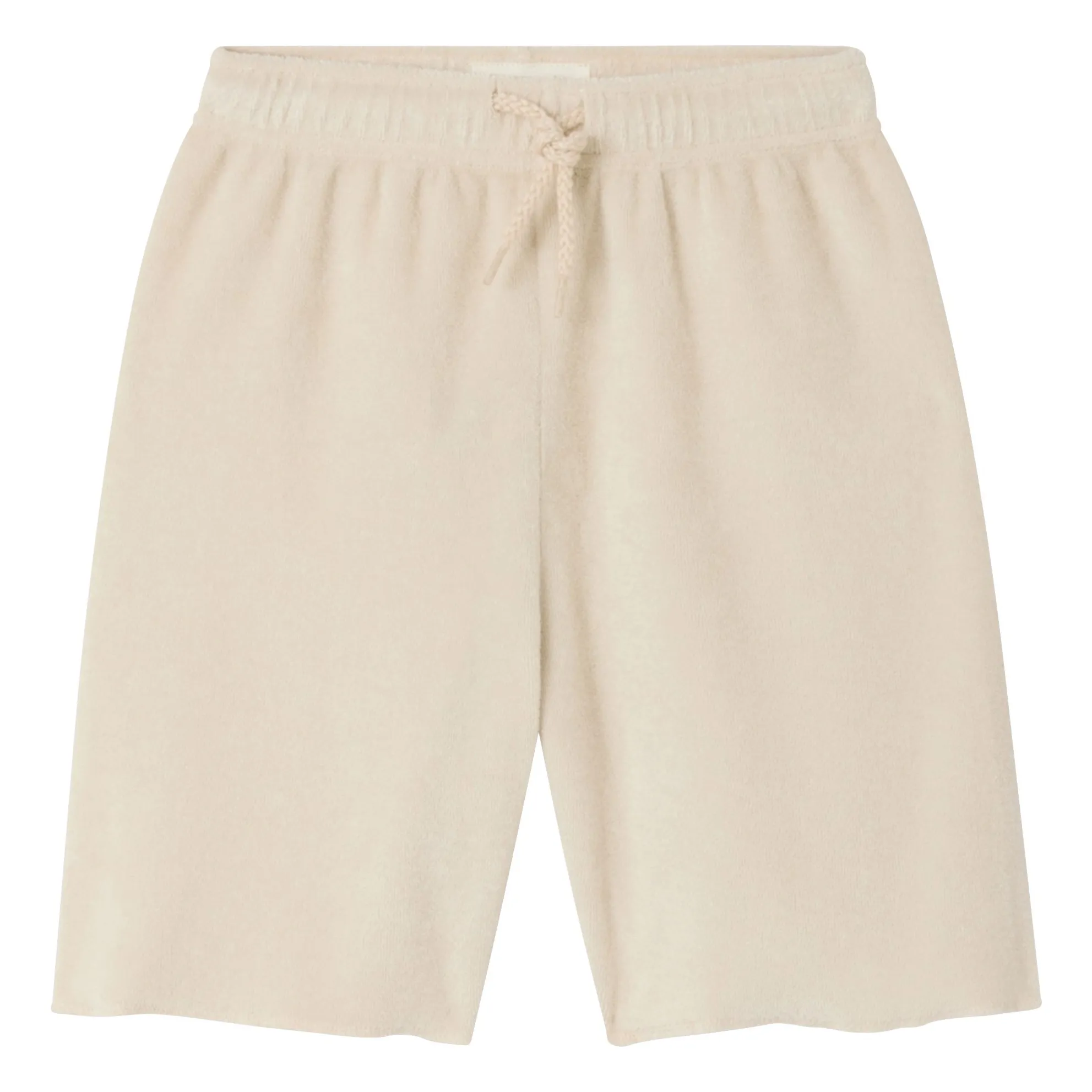 American Vintage Ecru Fuxow Organic Cotton Jogger Shorts