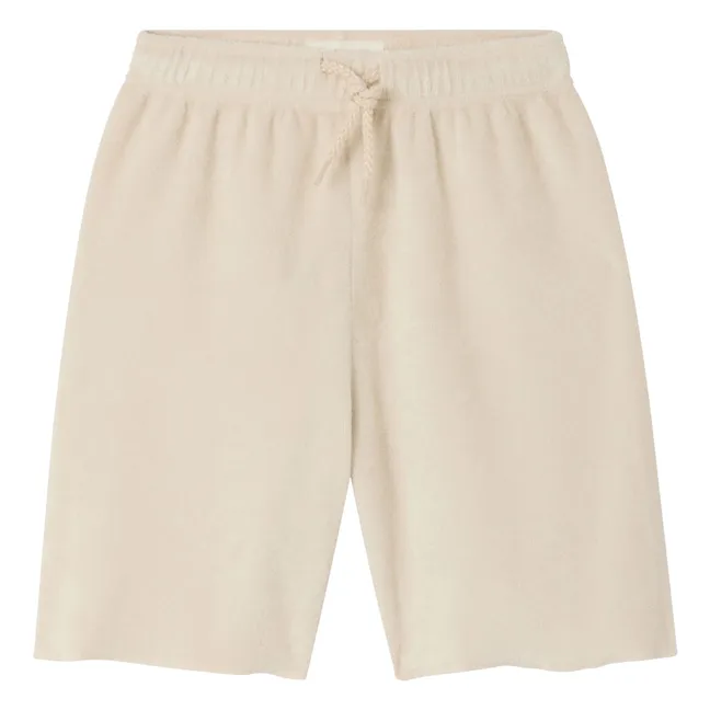 Fuxow Organic Cotton Jogger Shorts | Ecru