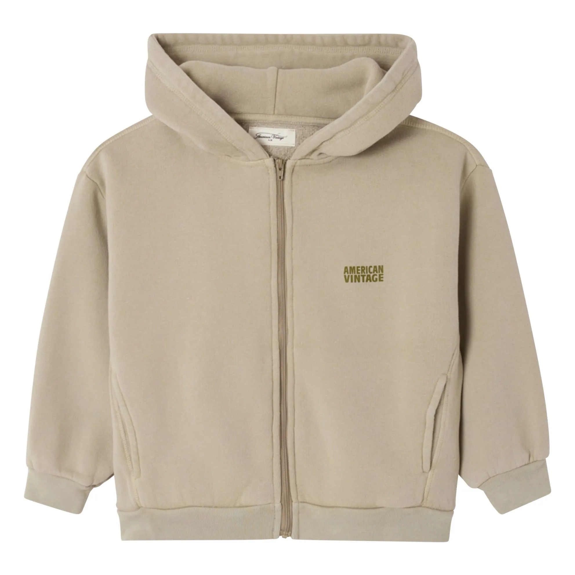 Sweat Zippé Izubird | Gris clair- Image produit n°0