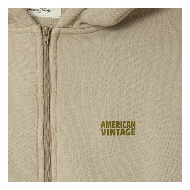 Sweat Zippé Izubird | Gris clair