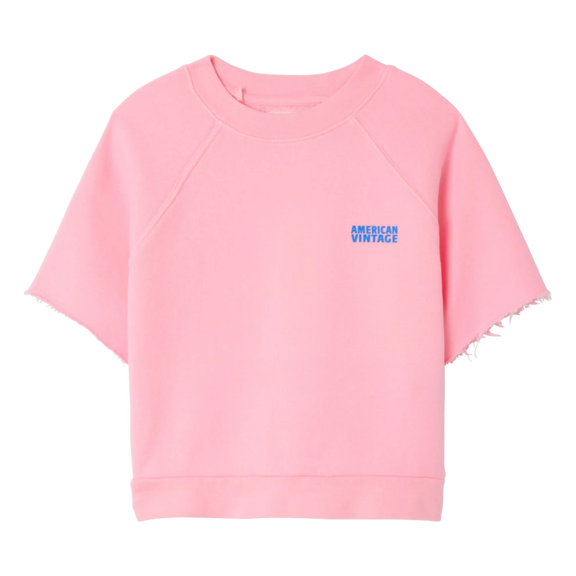 American Vintage Pink Izubird Sleeveless Sweatshirt