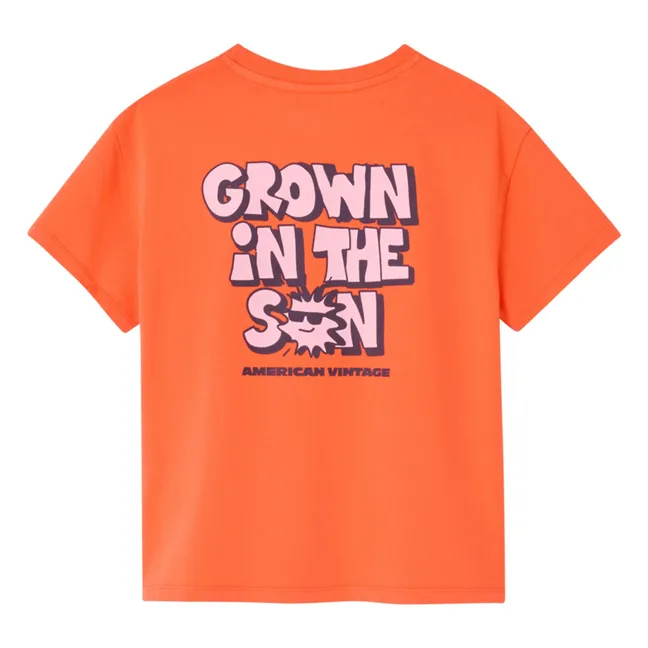 T-shirt Fizvalley Grown In The Sun | Mandarine