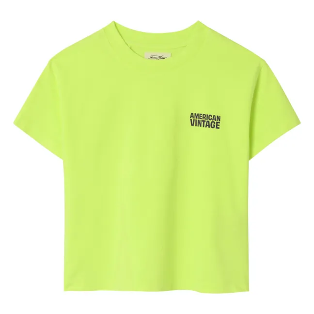 T-shirt Gixy | Jaune fluo