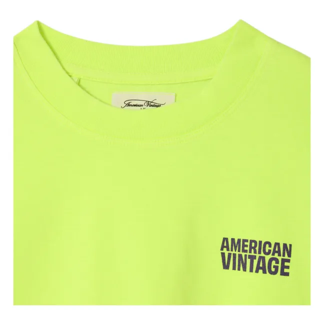T-shirt Gixy | Jaune fluo
