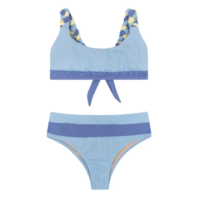 Maillot de Bain Taylor Côtelé | Bleu pâle