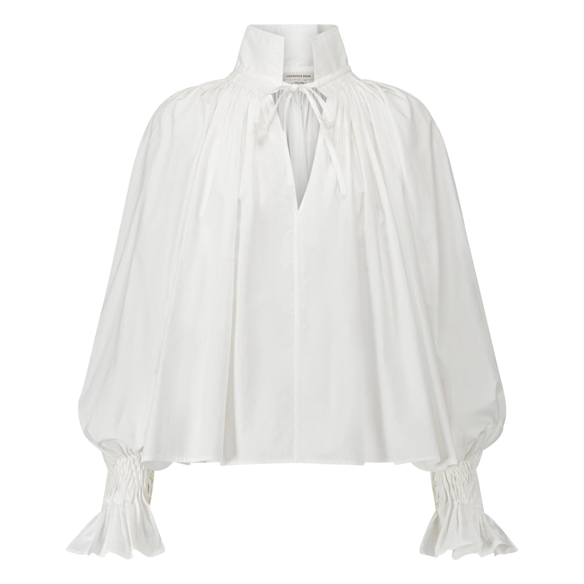Blouse Wheela Coton | Blanc- Image produit n°2