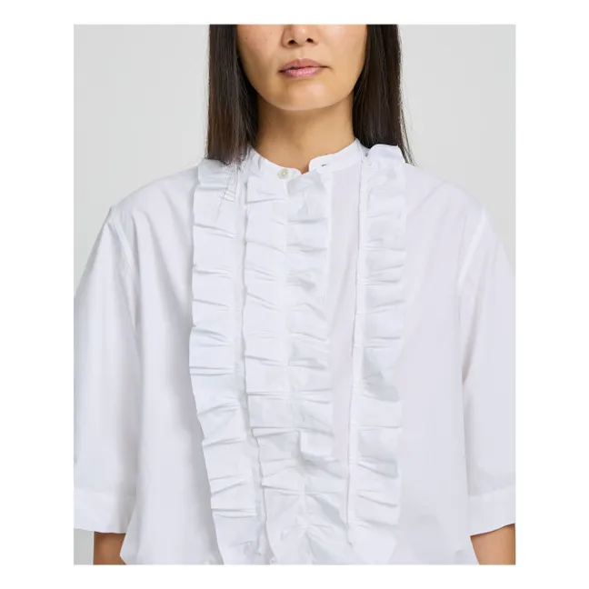 Blouse Magrita Short Coton | Blanc