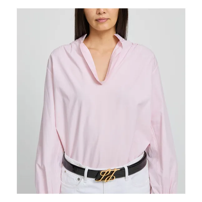 Juulivo Blusa de algodón | Rosa Pálido