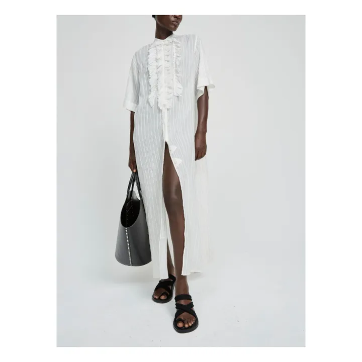 Vestido de algodón Magrita | Blanco- Imagen del producto n°1