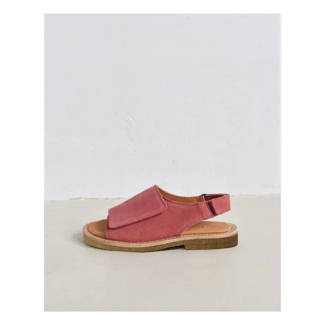Sandales Du Veda Suede | Bois de rose