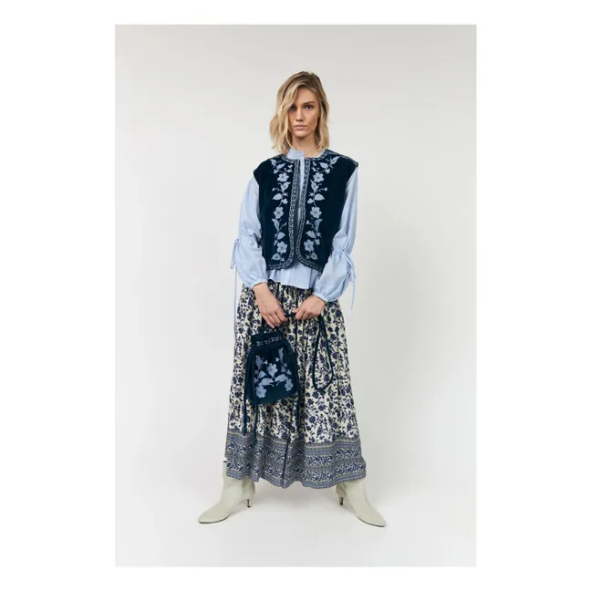 Veste Bin Coton | Bleu turquoise