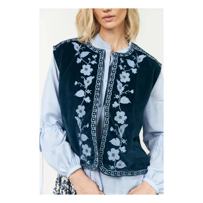 Giacca in cotone Bin | Turchese