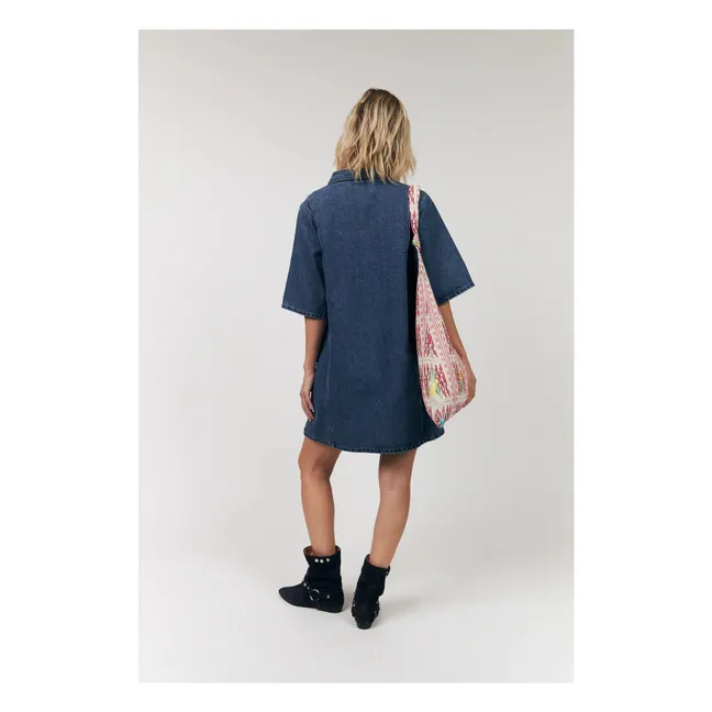 Robe Mola Coton | Bleu jean