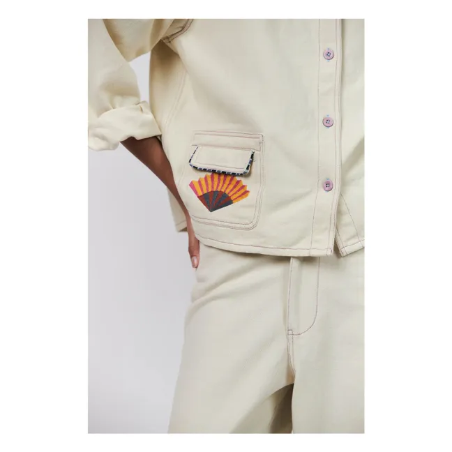 Chaqueta de algodón April | Crema