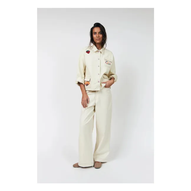 Chaqueta de algodón April | Crema