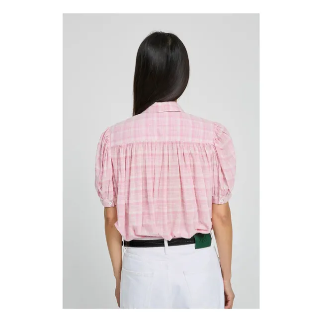 Blusa de algodón Ajmerine | Rosa
