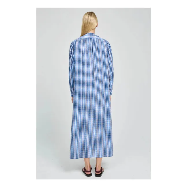 Vestido de algodón Magrita | Azul