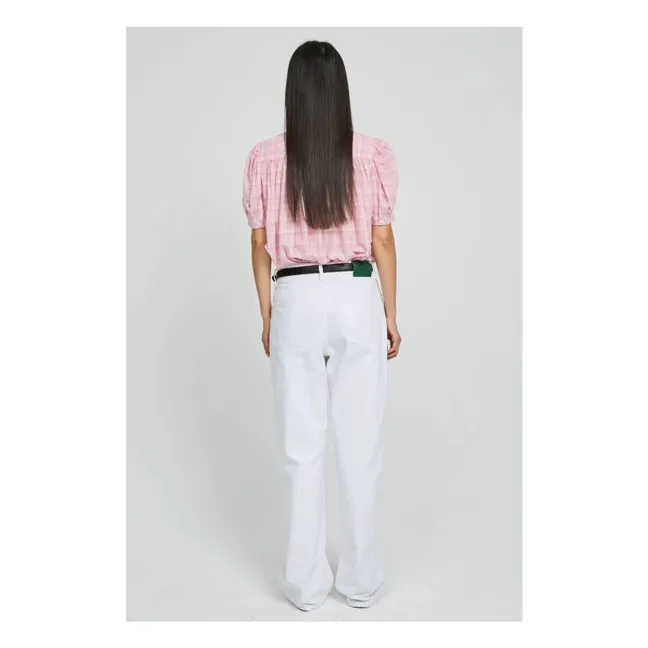 Blusa de algodón Ajmerine | Rosa
