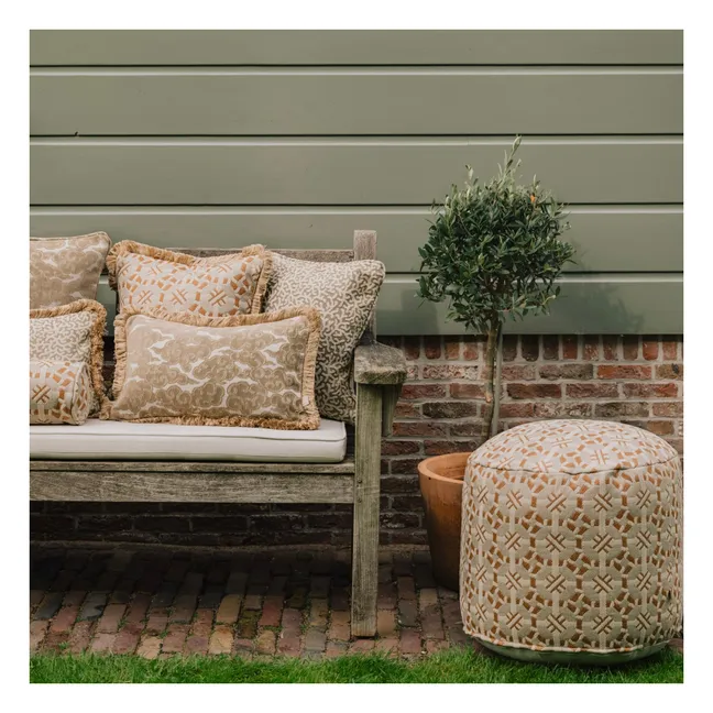 Housse de coussin réversible Coco | Caramel