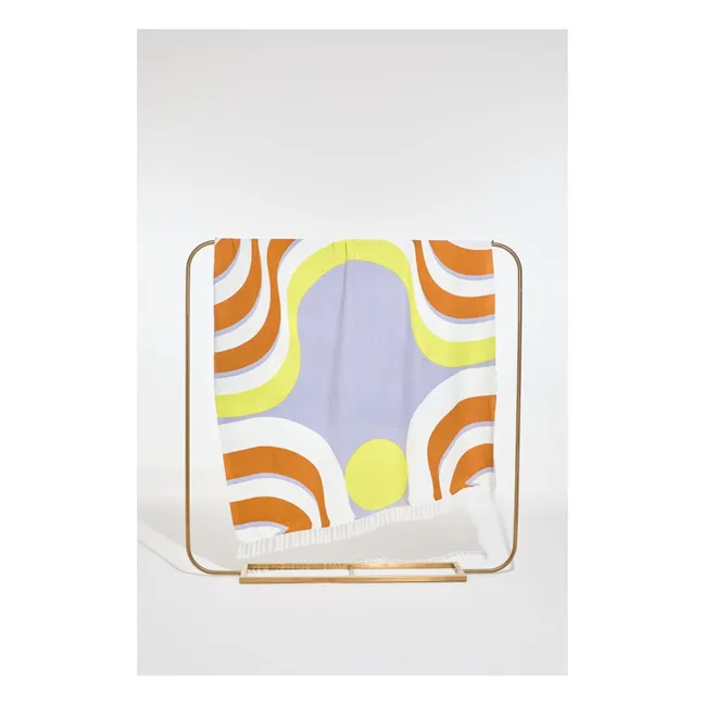 Manta de algodón Nebuleuse  | Violeta