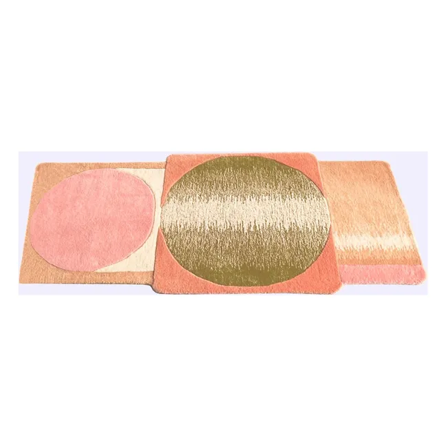 Alfombra de lana Atlas | Rosa