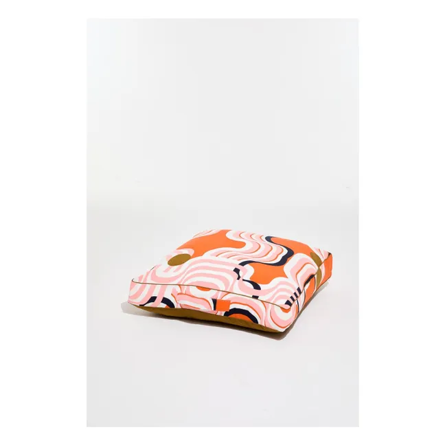 Housse de coussin de sol Nebuleuse | Terracotta