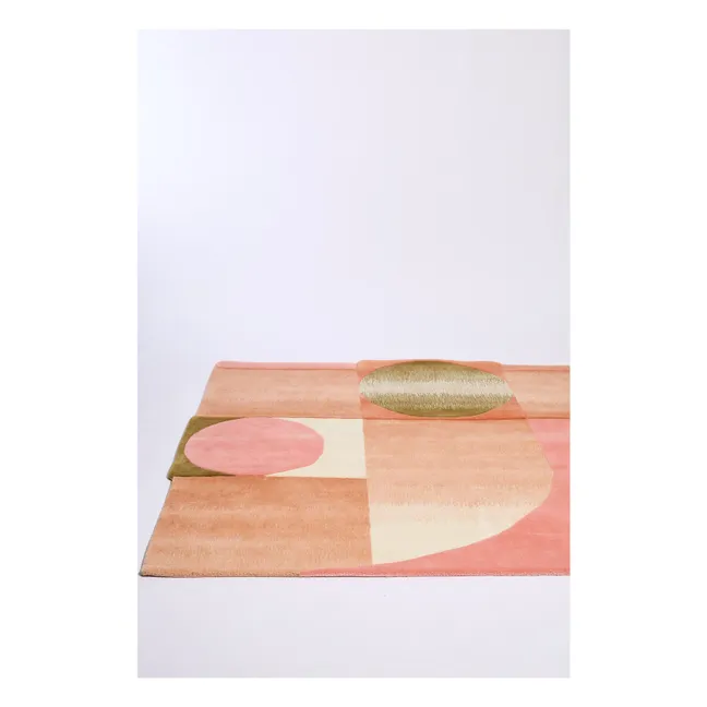 Alfombra de lana Atlas | Rosa