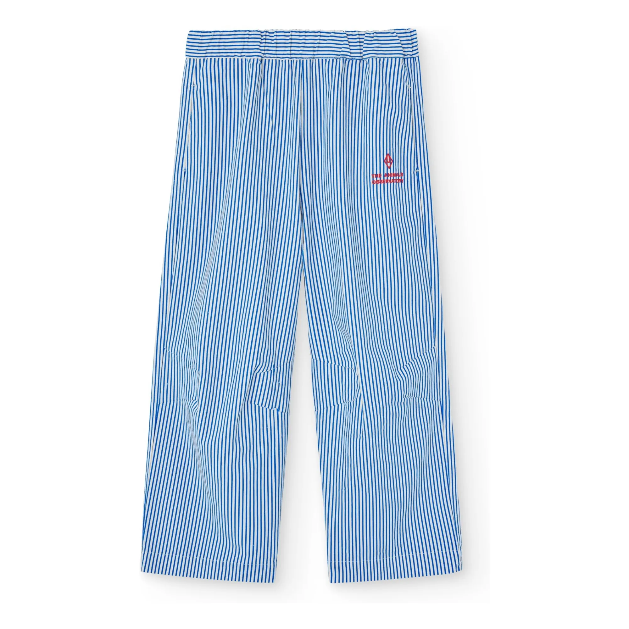 The Animals Observatory Blue Elephant Stripe Pants