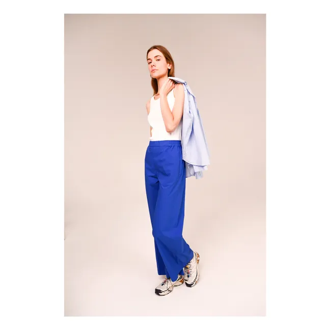 Pantalon Lola Magna Popeline | Bleu