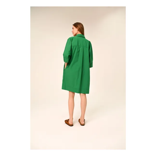 Vestido Giulietta Popeline | Verde