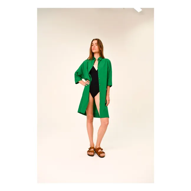 Vestido Giulietta Popeline | Verde