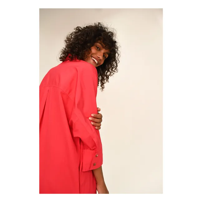 Robe Giulietta Popeline | Rouge